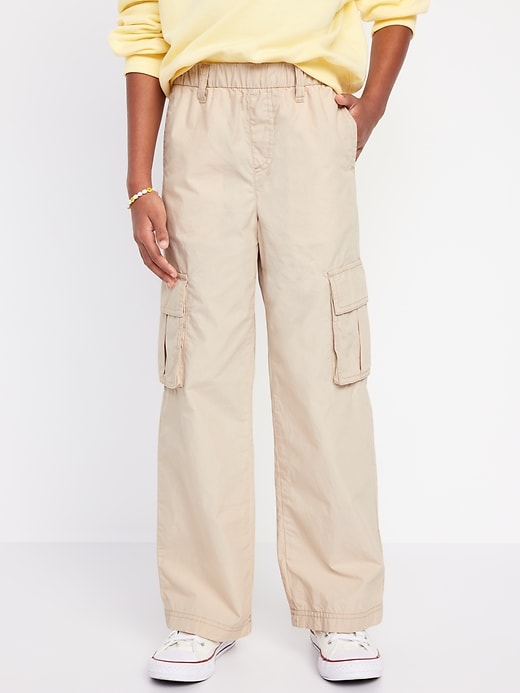 View large product image 1 of 4. Baggy Wide-Leg Cargo Pants for Girls