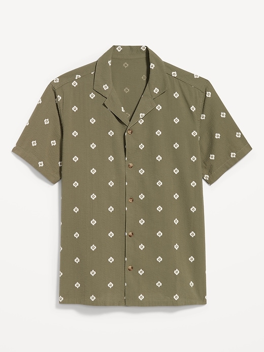Image number 7 showing, Short-Sleeve Dobby Camp Shirt