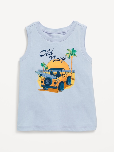 Logo-Graphic Tank Top for Toddler Boys
