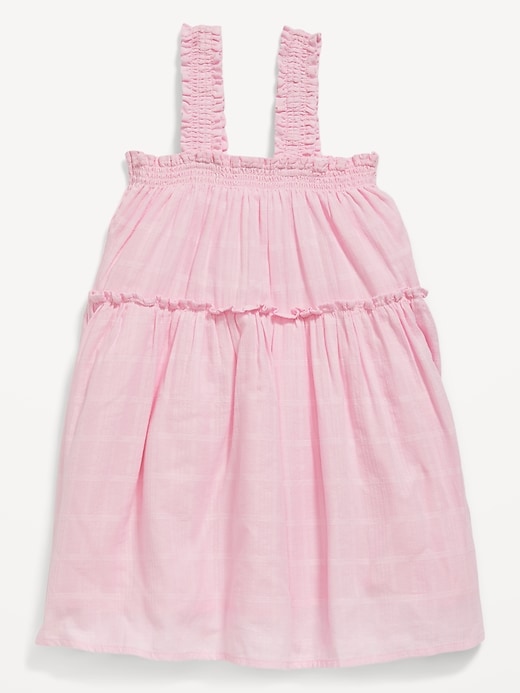 View large product image 2 of 2. Sleeveless Ruffled Swing Dress for Toddler Girls