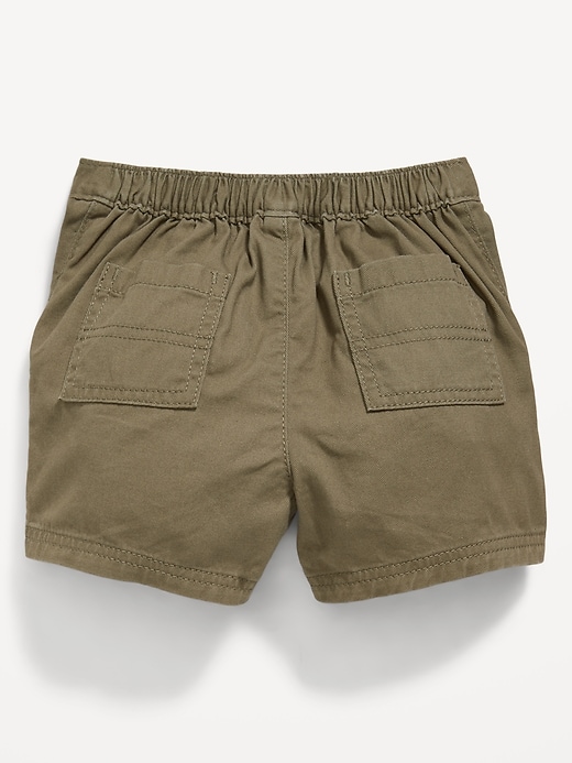 View large product image 2 of 2. Twill Cargo Shorts for Toddler Girls