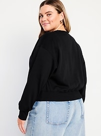 Image number 8 showing, SoComfy Drop-Shoulder Crew-Neck Sweatshirt
