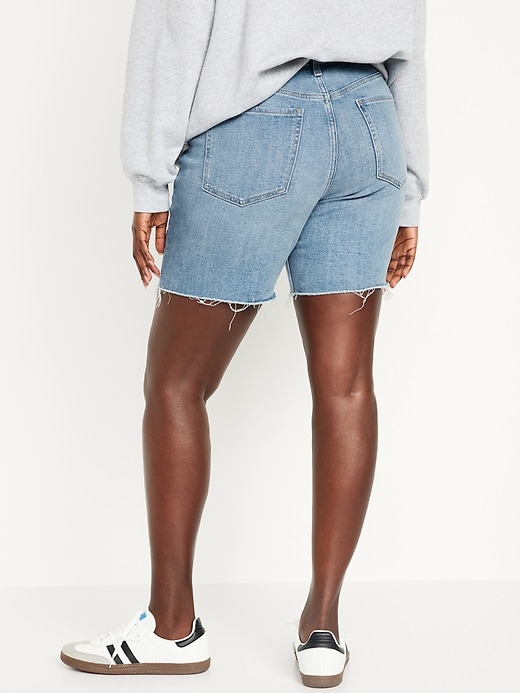 Image number 6 showing, High-Waisted OG Button-Fly Shorts -- 7-inch inseam
