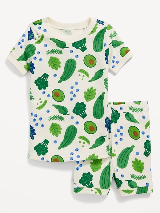 View large product image 1 of 2. Unisex Snug-Fit Printed Pajama Set for Toddler & Baby