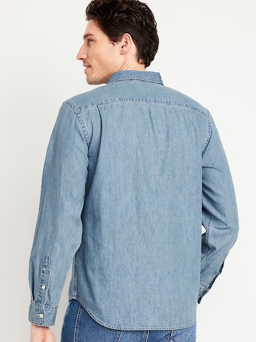 Image number 2 showing, Classic Fit Chambray Shirt