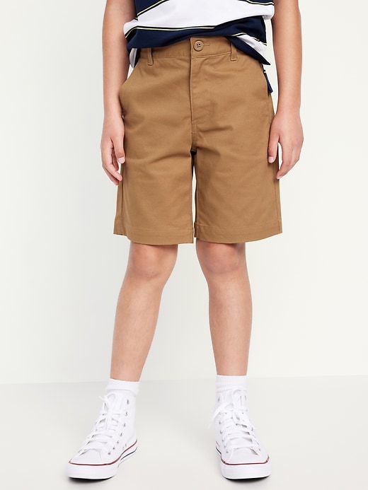 View large product image 1 of 5. Knee Length Twill Shorts for Boys