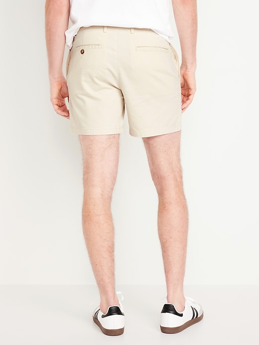 Image number 8 showing, Slim Built-In Flex Rotation Chino Shorts -- 5-inch inseam