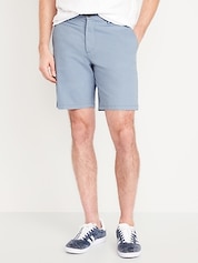 Slim Built-In Flex Rotation Chino Shorts -- 9-inch inseam