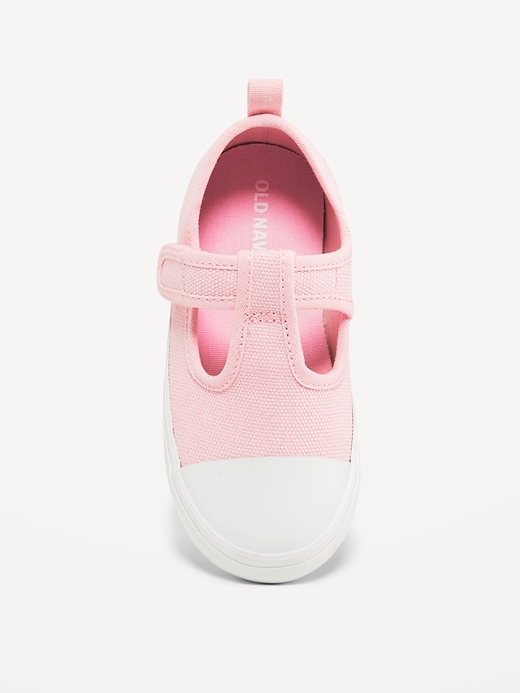 View large product image 2 of 4. Mary-Jane Canvas Sneakers for Toddler Girls