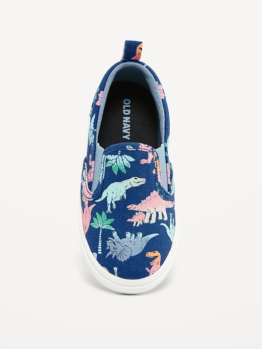 View large product image 2 of 4. Canvas Slip-On Sneakers for Toddler Boys