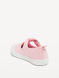 View large product image 3 of 4. Mary-Jane Canvas Sneakers for Toddler Girls