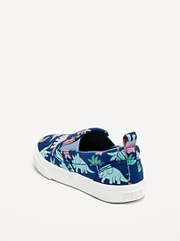 View large product image 3 of 4. Canvas Slip-On Sneakers for Toddler Boys