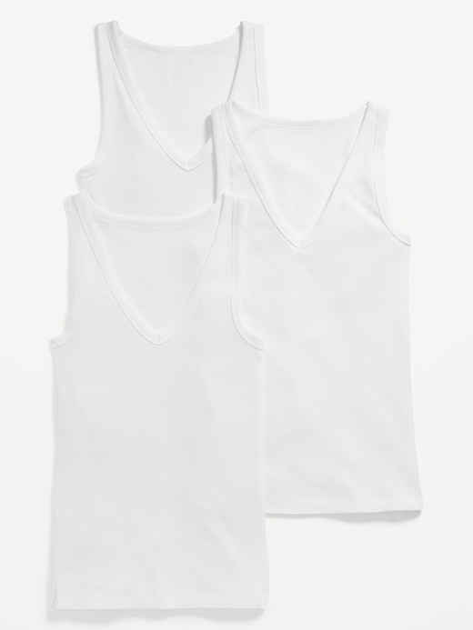 Image number 4 showing, First Layer V-Neck Tank Top 3-Pack