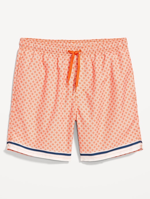 Image number 5 showing, Printed Swim Trunks -- 7-inch inseam