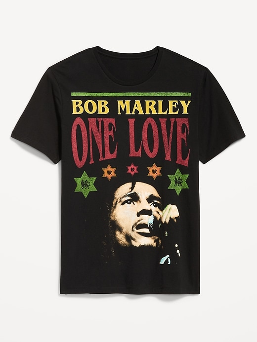 View large product image 1 of 1. Bob Marley™ Gender-Neutral T-Shirt for Adults