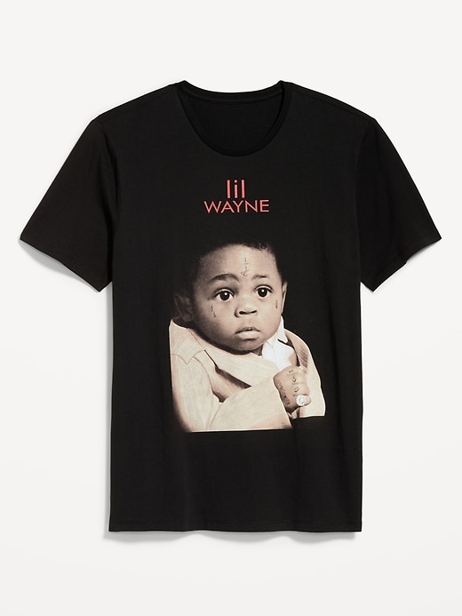 View large product image 1 of 1. Lil Wayne™ Gender-Neutral T-Shirt for Adults