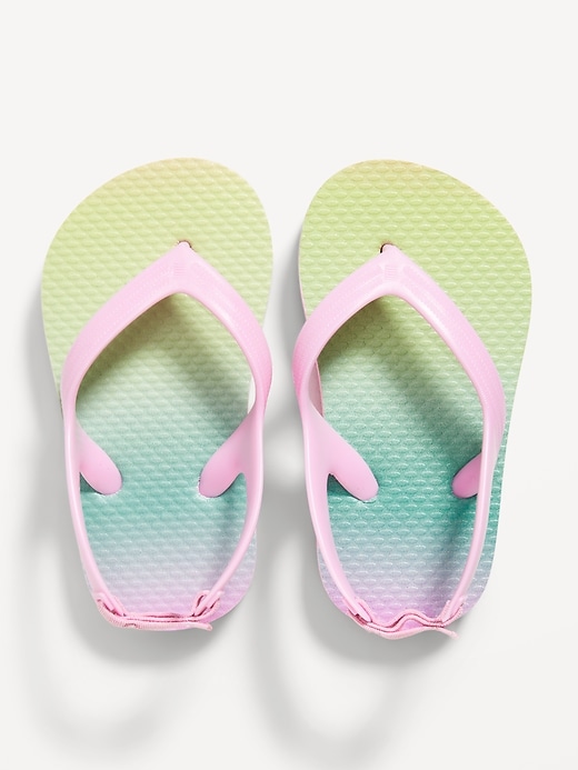 View large product image 1 of 1. Flip-Flop Sandals for Toddler Girls (Partially Plant-Based)