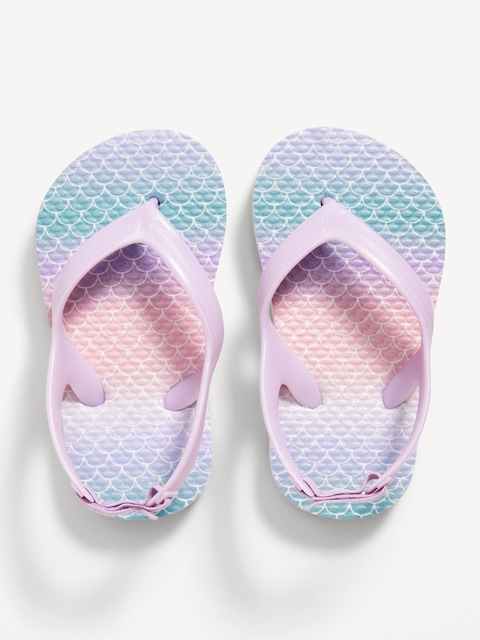 Flip-Flop Sandals for Toddler Girls (Partially Plant-Based)