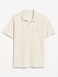 View large product image 4 of 4. Classic Fit Slub-Knit Polo