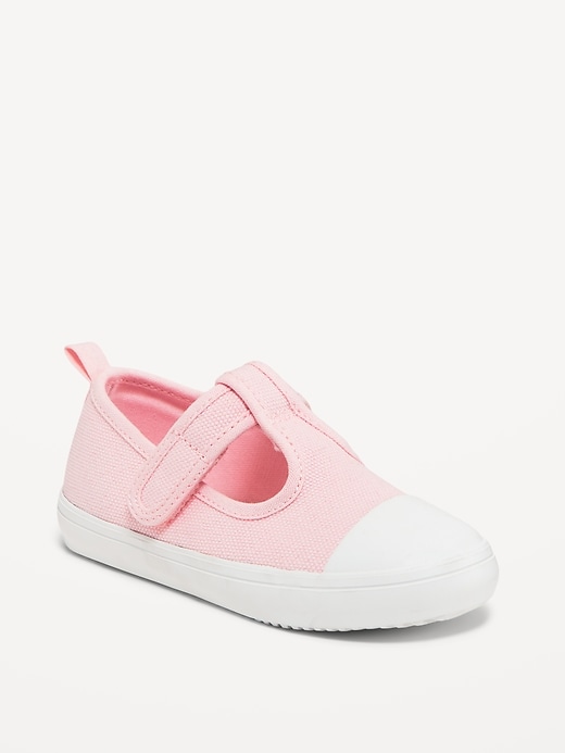 View large product image 1 of 4. Mary-Jane Canvas Sneakers for Toddler Girls