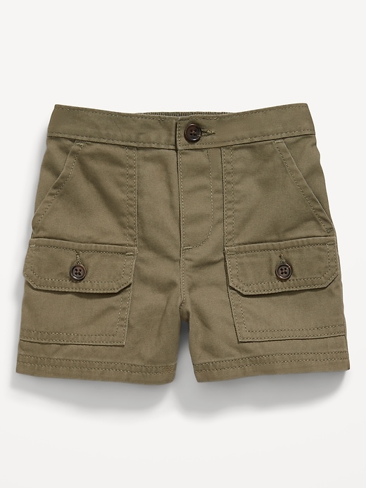 View large product image 1 of 2. Twill Cargo Shorts for Toddler Girls