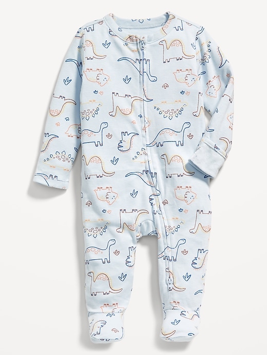 View large product image 1 of 2. Sleep & Play 2-Way-Zip Footed One-Piece for Baby