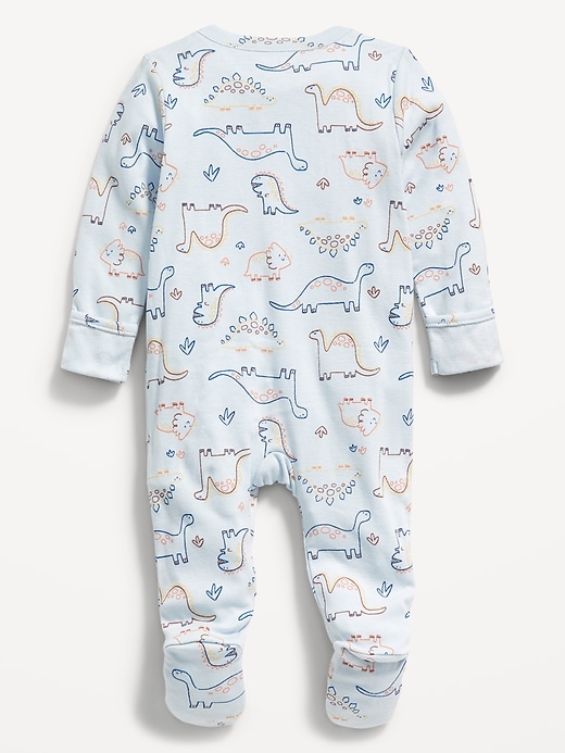 View large product image 2 of 2. Sleep & Play 2-Way-Zip Footed One-Piece for Baby