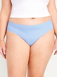 View large product image 7 of 8. Low-Rise Soft-Knit No-Show Hipster Underwear