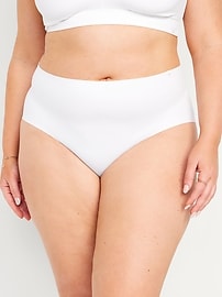 View large product image 7 of 8. High-Waisted No-Show Bikini Underwear