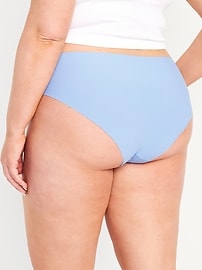 View large product image 8 of 8. Low-Rise Soft-Knit No-Show Hipster Underwear