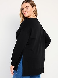 Image number 8 showing, SoComfy Relaxed Tunic Sweatshirt
