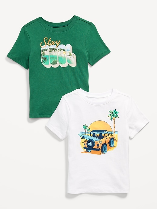 View large product image 1 of 3. Graphic T-Shirt 2-Pack for Toddler Boys
