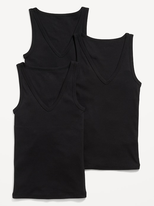 Image number 4 showing, First Layer V-Neck Tank Top 3-Pack