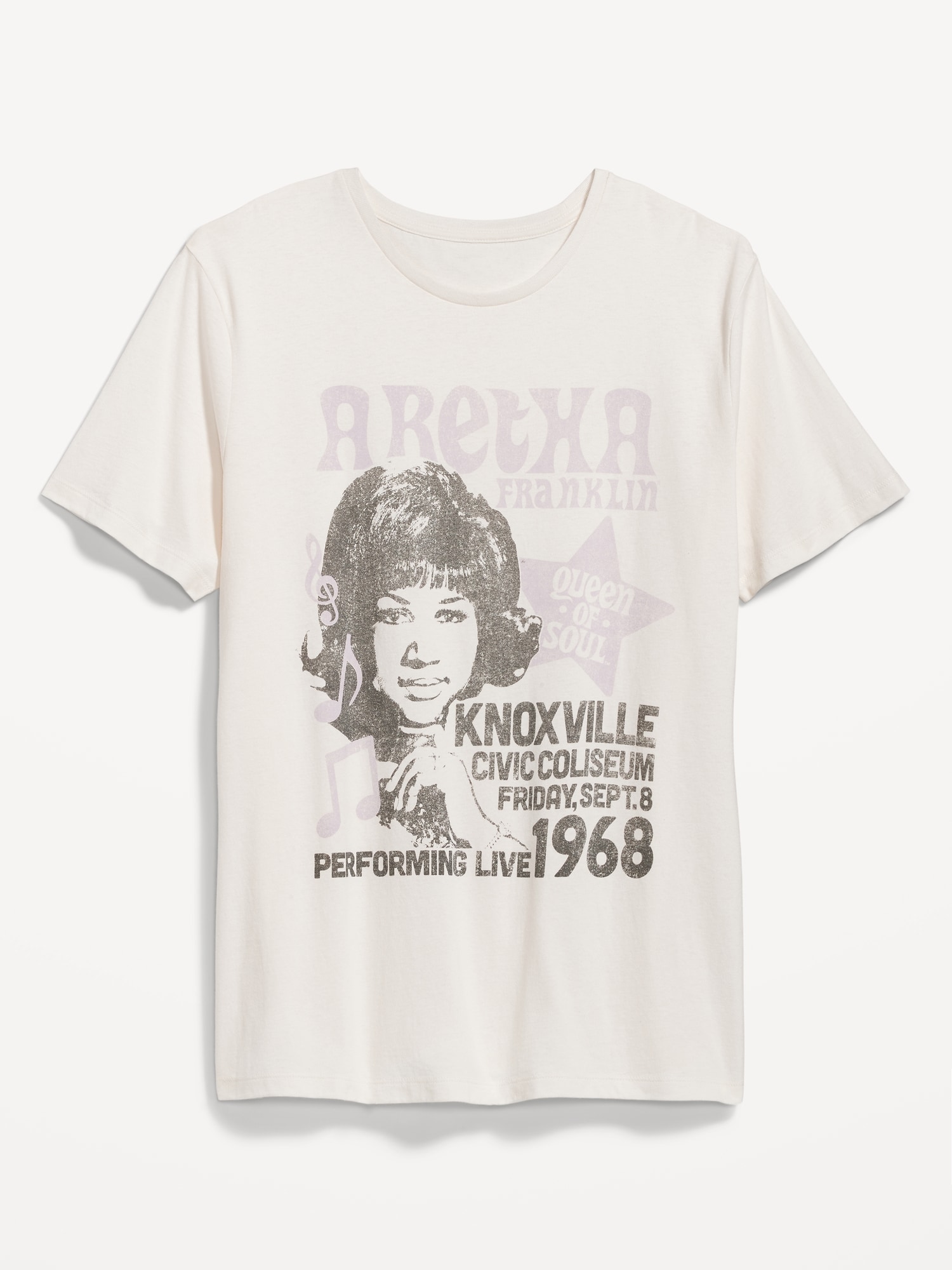 Aretha Franklin Gender-Neutral T-Shirt for Adults