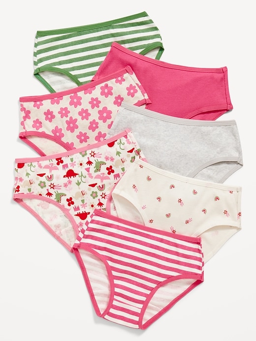 View large product image 1 of 1. Patterned Underwear 7-Pack for Toddler Girls