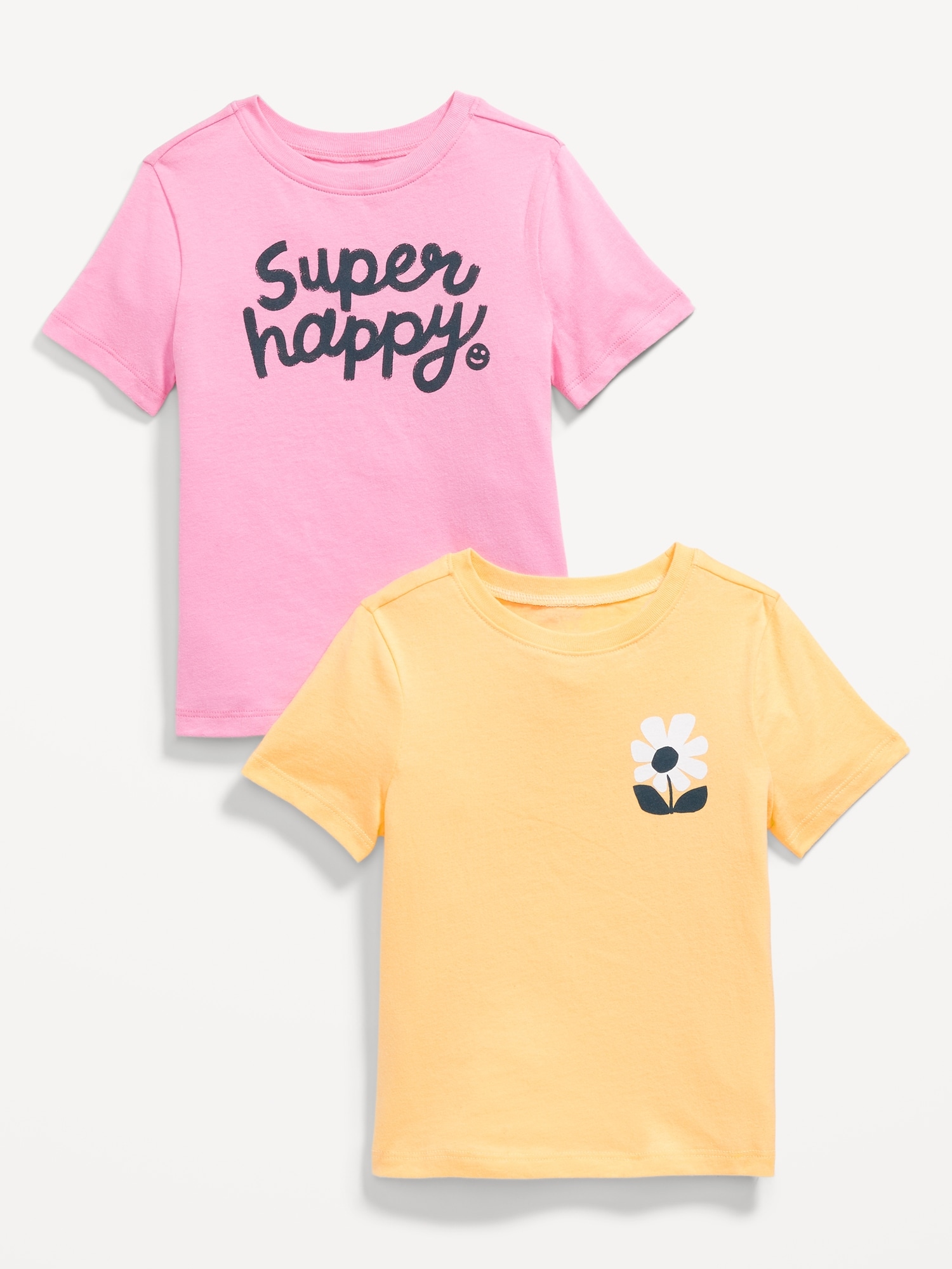 Short-Sleeve Graphic T-Shirt 2-Pack for Toddler Girls