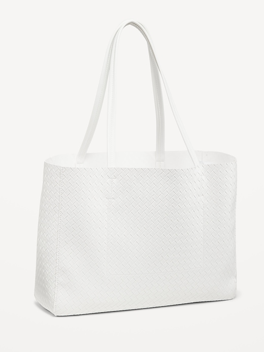 Image number 3 showing, Faux Leather Tote Bag