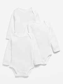 Image number 1 showing, Unisex Bodysuit 3-Pack for Baby