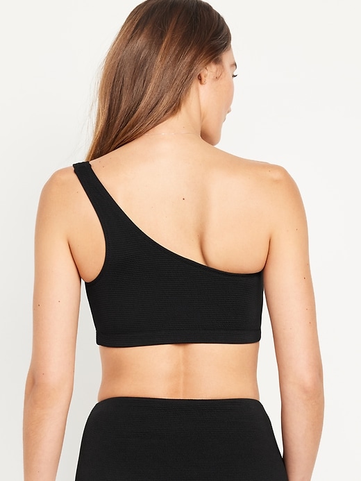 Image number 2 showing, One-Shoulder Bikini Swim Top