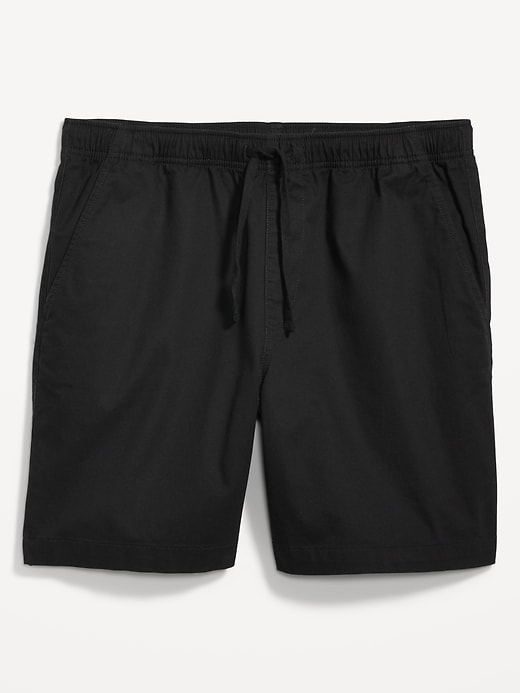 Image number 3 showing, Pull-On Twill Jogger Shorts -- 7-inch inseam