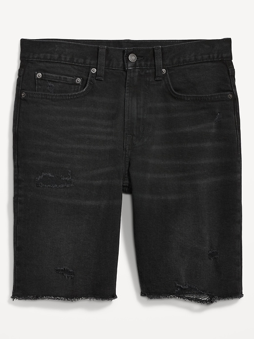 Image number 3 showing, Slim Cut-Off Jean Shorts -- 9.5-inch inseam