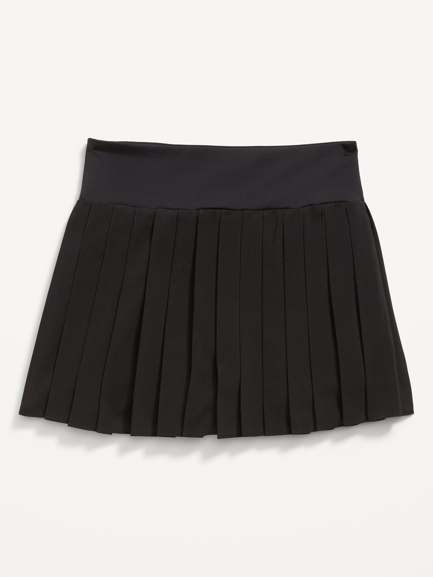 Юбка-шорты Old Navy High-Waisted Pleated Performance Skort для девочек, цвет: Чёрный — фото 4