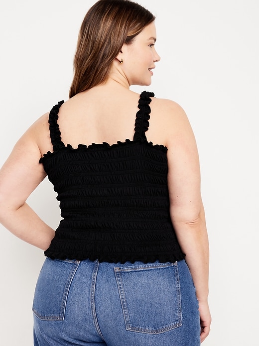 Image number 8 showing, Fitted Smocked Tank Top