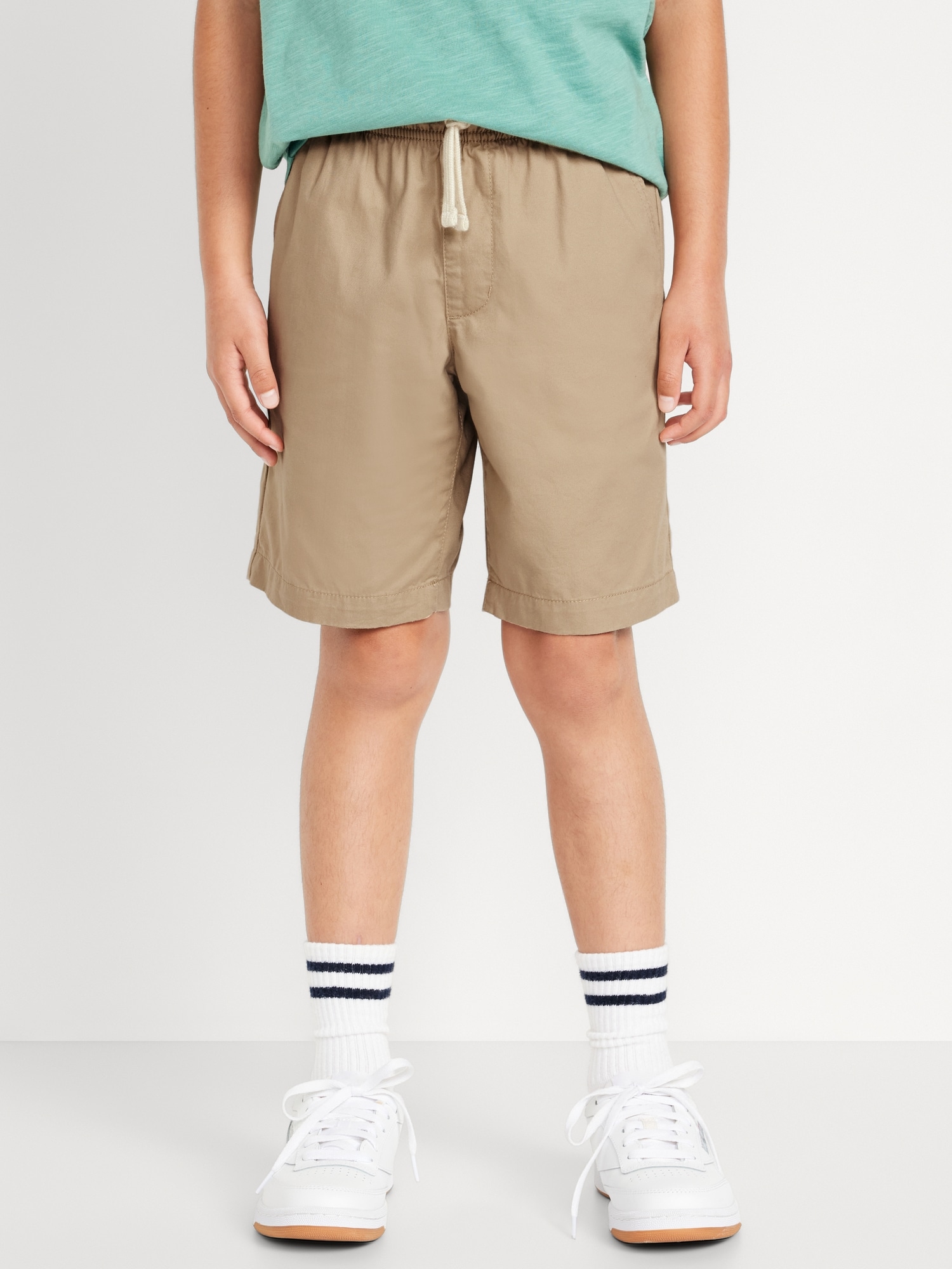 Twill Jogger Shorts for Boys (At Knee)