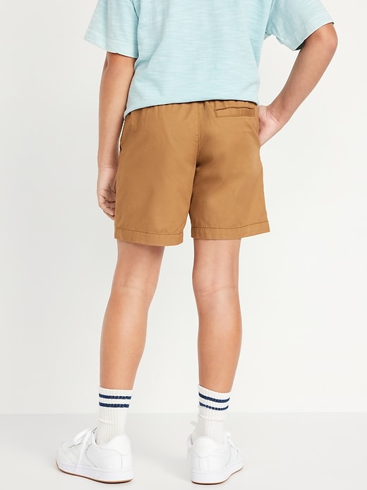 View large product image 2 of 4. Above Knee Twill Non-Stretch Jogger Shorts for Boys