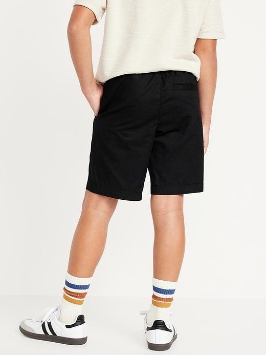 View large product image 2 of 4. Knee Length Twill Jogger Shorts for Boys