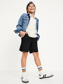 View large product image 3 of 4. Twill Jogger Shorts for Boys (At Knee)