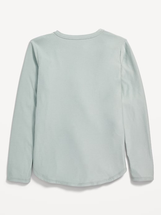 View large product image 2 of 2. Cloud 94 Soft Go-Dry Long-Sleeve T-Shirt for Girls