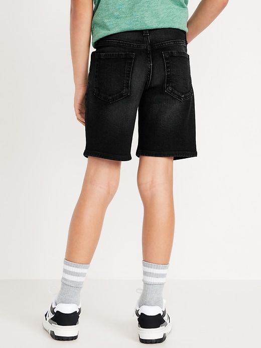 View large product image 2 of 4. 360° Stretch Ripped Jean Shorts for Boys (Above Knee)