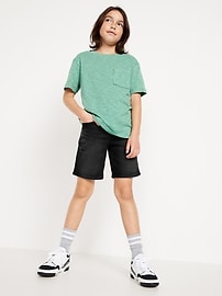 View large product image 3 of 4. 360° Stretch Ripped Jean Shorts for Boys (Above Knee)